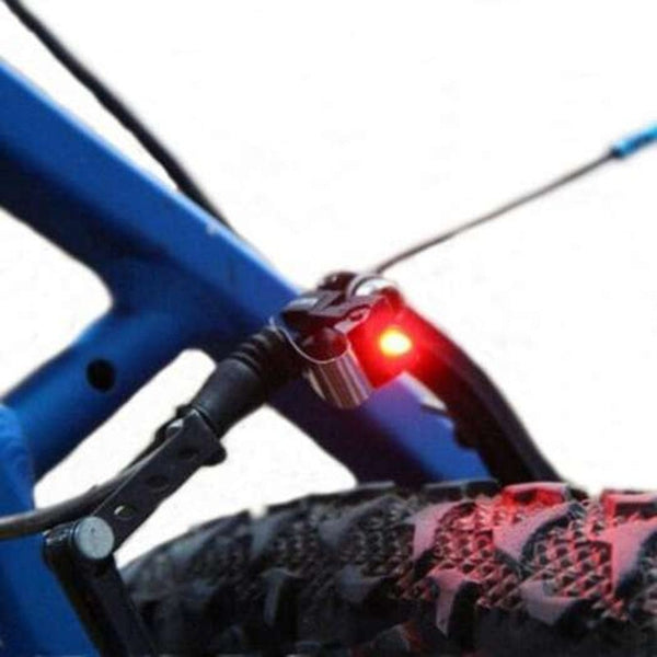 Brake Light Led Tail Safety Warning For Bicycle Bike Black