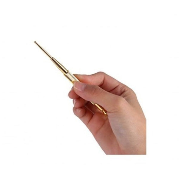 Brass Ear Probe Body Point Pen Needle Stimulator Health Care Massager