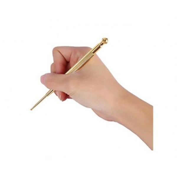 Brass Ear Probe Body Point Pen Needle Stimulator Care Massager Acupuncture Devices
