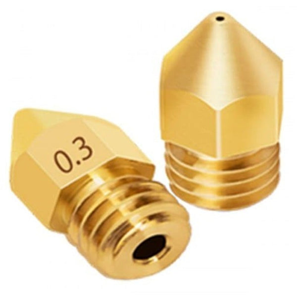 Brass Nozzle For Creality Ender 3 / 10 10S Pro U20 U30 Anet Anycubic 1.75Mm 3D Printer5pcs Gold 0.2Mm 3D Printer Parts