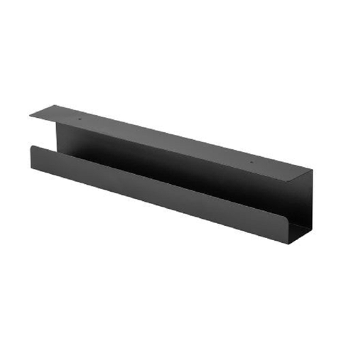 Brateck Under-Desk Cable Tray Organizer Black Dimensions:600X114x76mm --