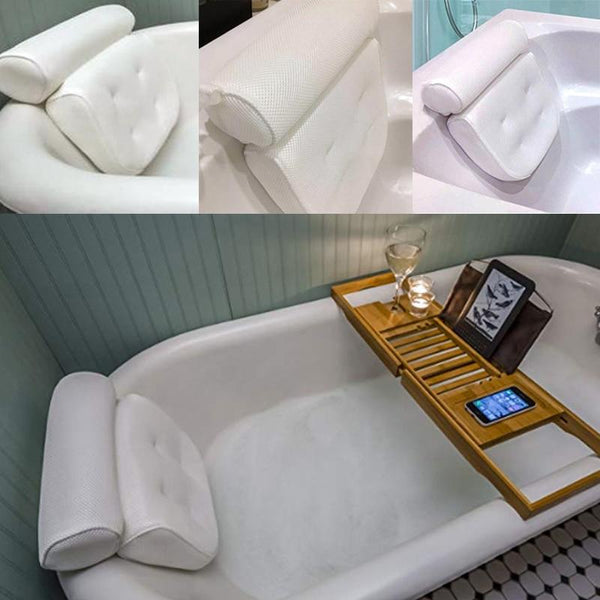 Mesh Bath Pillow Home Luxury Bathroom Accessories