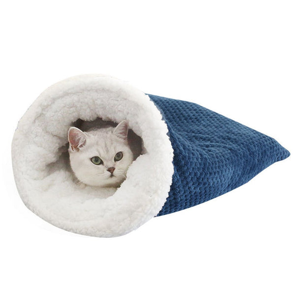 Breathable Cute Cat Cave Sleeping Bag For Warmth And Protection From The Wind Pet Beds