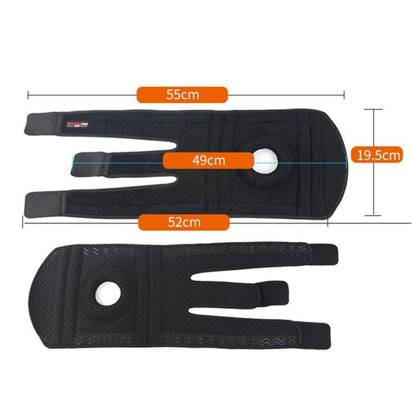 Knee Brace Support Outdoor Anti Skid Pads Running Equipment Black Orthotics Braces & Sleeves