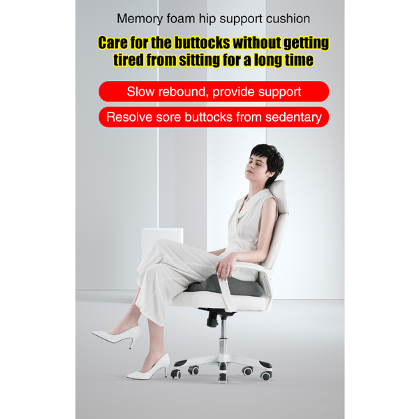 Breathable Memory Foam Seat Support Cushion Seat & Posture Cushions