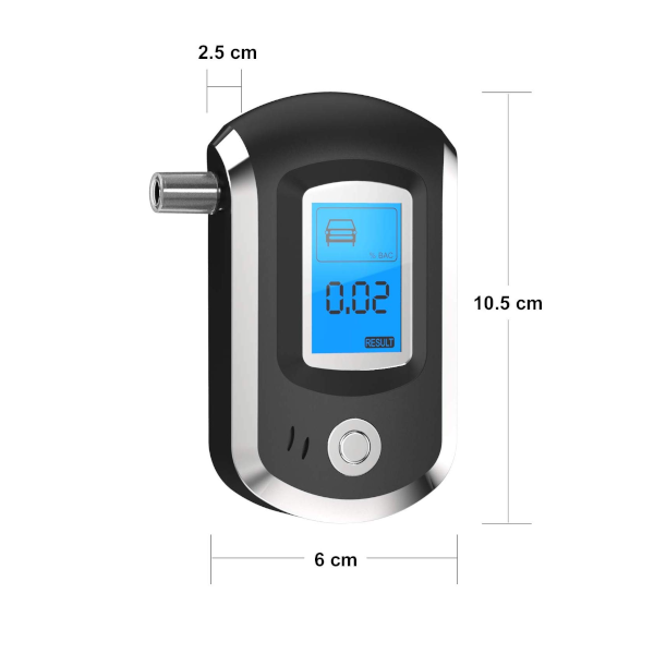 Electronic Breathalysers Breathalysers Portable Mini Alcohol Tester With Digital Lcd Display