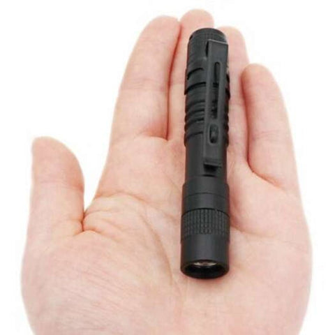 2000Lm Mini Small Pen Led Flashlight Black Flashlights