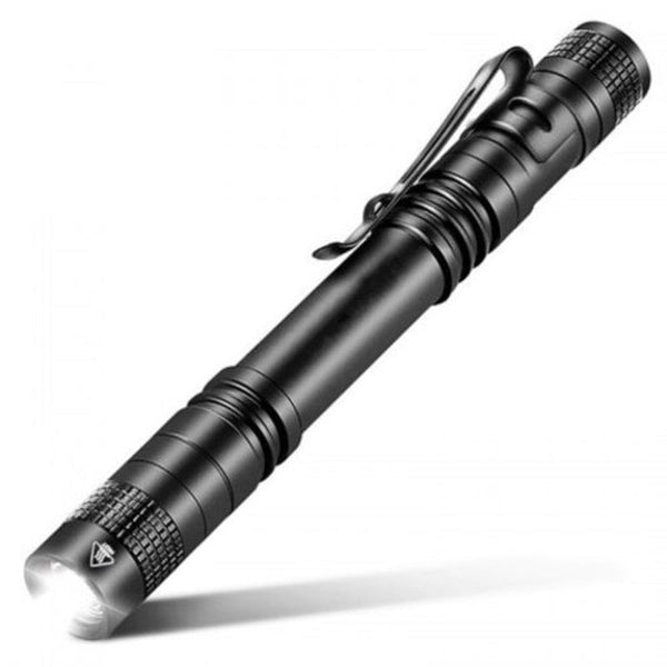 2000Lm Mini Small Pen Led Flashlight Black Flashlights