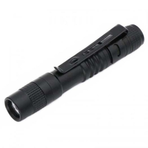 2000Lm Mini Small Pen Led Flashlight Black Flashlights