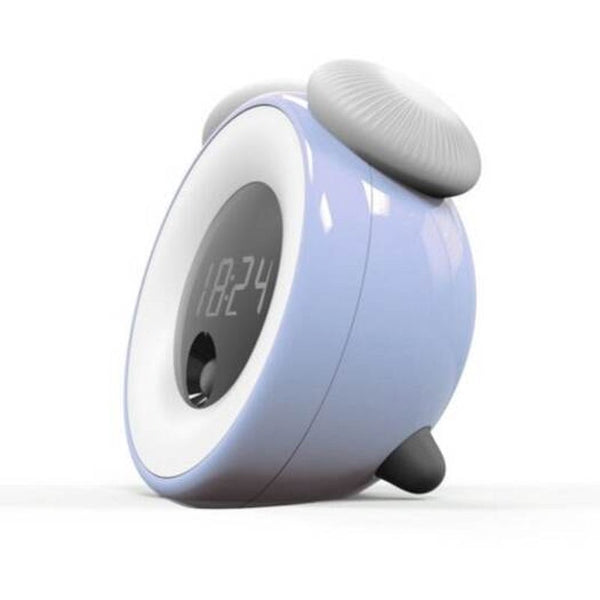 Smart Timing Sleep Bedside Sensor Alarm Clock Night Light Crystal Blue Night Lights