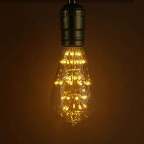 St64 E27 3W 47Led Retro Edison Light Bulb 220 240V Yellow