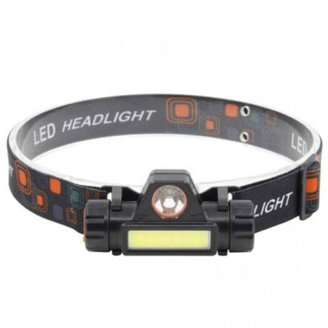 Td101 Usb Led Magnetic Fishing Headlight Black