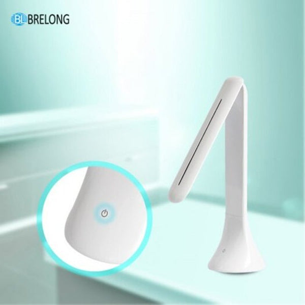 Brelong Brelongled Desk Lamp Simple Folding Rechargeable Light White Lamps
