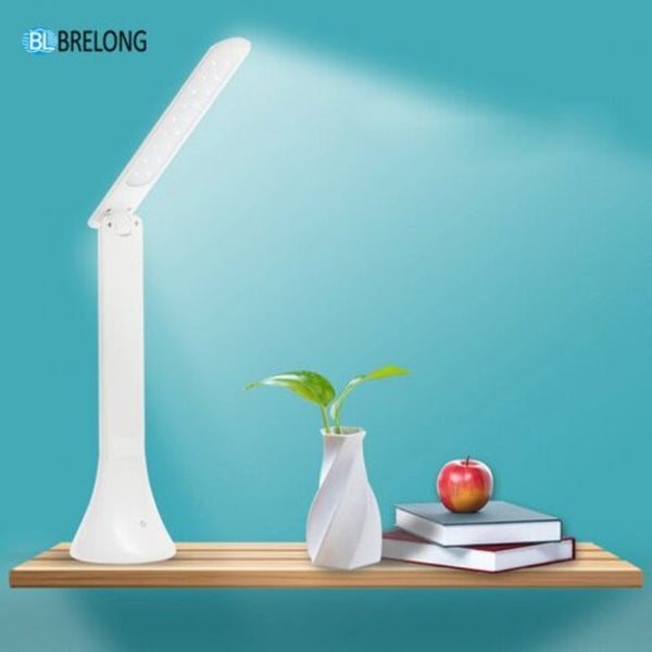 Brelong Brelongled Desk Lamp Simple Folding Rechargeable Light White Lamps