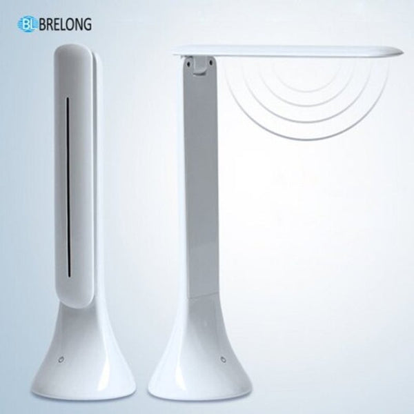 Brelong Brelongled Desk Lamp Simple Folding Rechargeable Light White Lamps