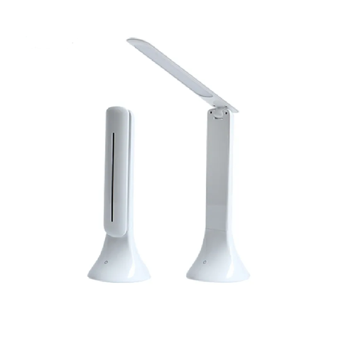 Brelongled Desk Lamp Simple Folding Rechargeable Light White
