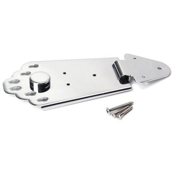Bridge For Hollow Semi Electric / Jazz Guitar Silver Guitar Parts