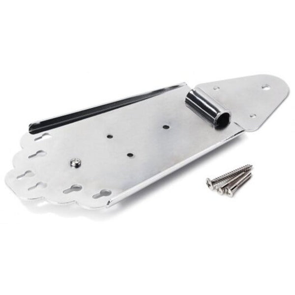 Bridge For Hollow Semi Electric / Jazz Guitar Silver Guitar Parts