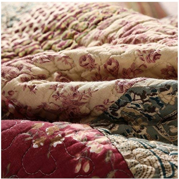 Broadway 100% Cotton Quilted 3 Piece Bedspread Coverlet Set Queen Queen Doonas