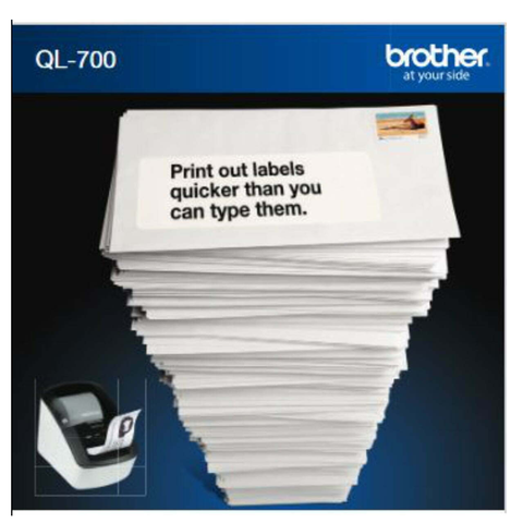 Brother Ql-700 Professional Label Printer, 93 Labels Per Minute