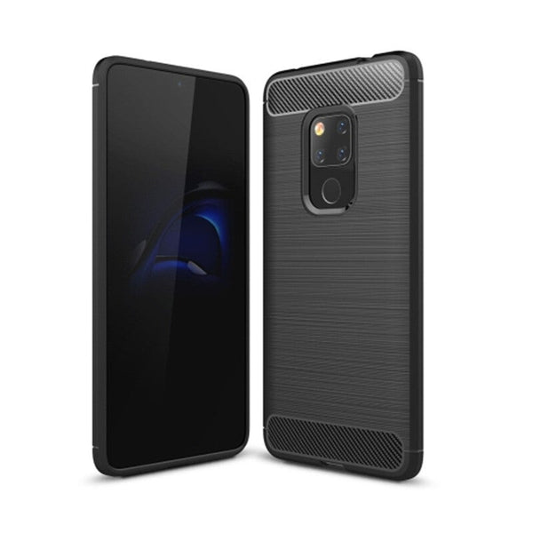 Brushed Texture Carbon Fiber Shockproof Tpu Case For Huawei Mate 20 Black Cases Covers & Skins
