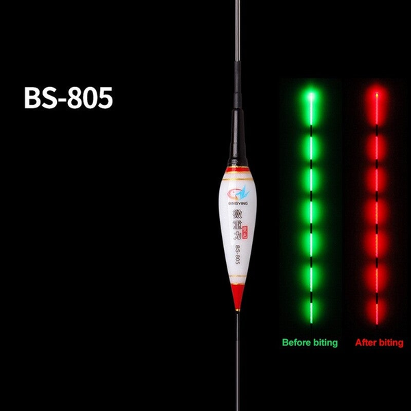 Bs-805 Intelligent Alarm Bite Hook Color Electronic Drift Luminous Fishing Float