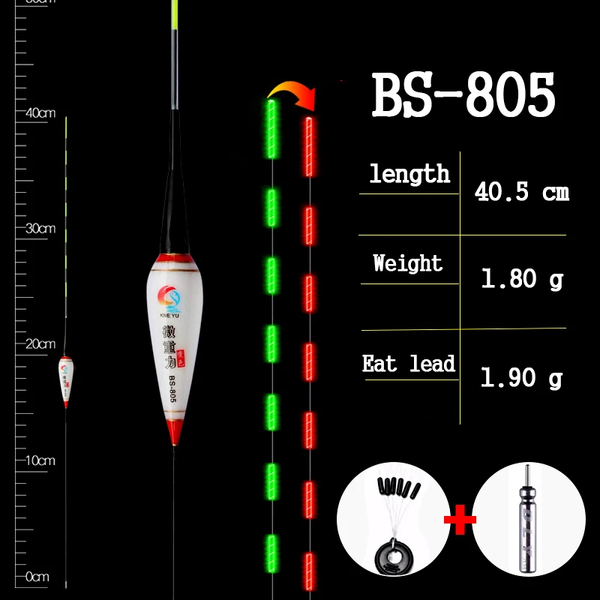 Bs-805 Intelligent Alarm Bite Hook Color Electronic Drift Luminous Fishing Float