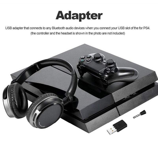 Gaming Bt Receiver Wireless Headset Headphone Adapter With Mic 4.0 Dongle Usb For Ps4 Playstation Cables & Adapters