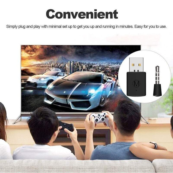 Gaming Bt Receiver Wireless Headset Headphone Adapter With Mic 4.0 Dongle Usb For Ps4 Playstation Cables & Adapters