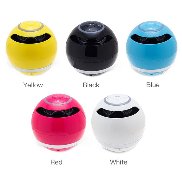Portable Bluetooth Led Light Digital Stereo Music Player Ball Shape Speaker