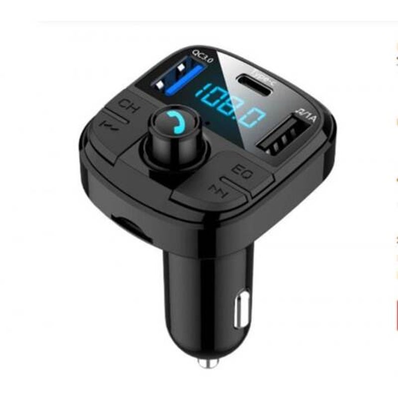 Bt29 Car Wireless Bluetooth 5.0Fm U Disk Tf Card Hands Free Mp3 Player Modulator Transmitters