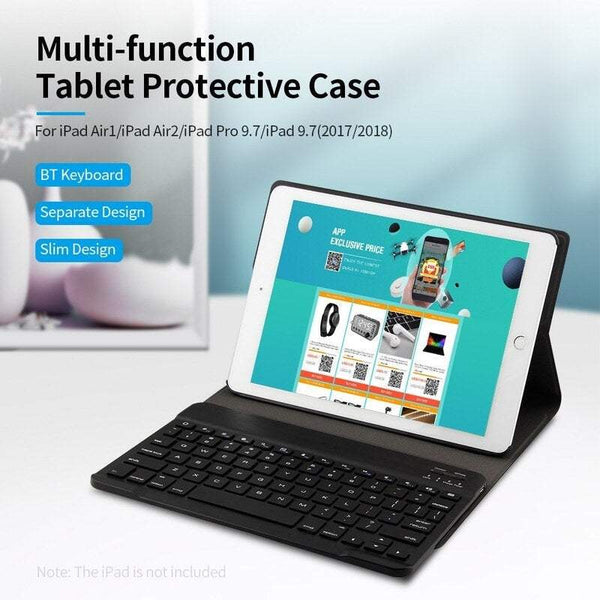 Tablet Keyboards Bt3.0 Wireless Case Protective For Ipad Air / 9.7 9.72017 2018 Mini1 Mini5 4 Air3 Pro10.5 Pro11 Ipad10.2 2019 Cases Covers Keyboard F