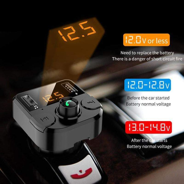 Car Receivers Transmitters Mp3 Player 5.0 Bluetooth Fm