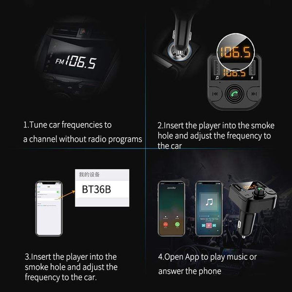 Car Receivers Mp3 Player 5.0 Bluetooth Fm Transmitters