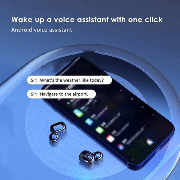 Bt5.0 True Wirelessly Stereo Sport Leds Display Headset Hi Fi Sound Earbuds