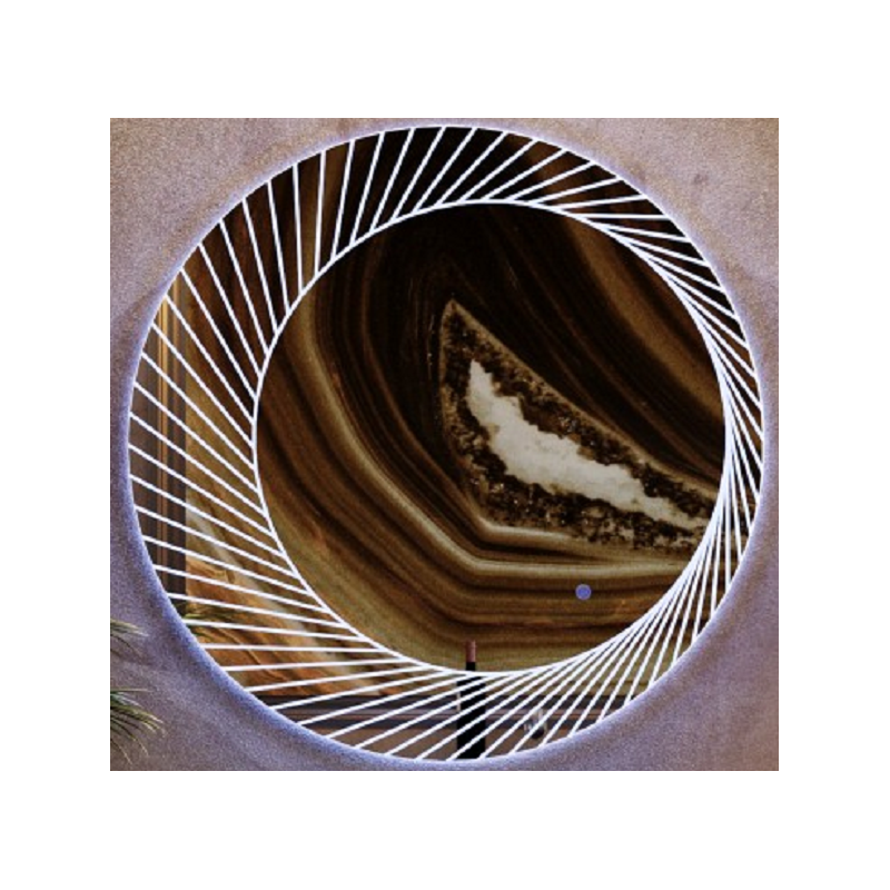 Belbagno Bucciano Round Led Bathroom Wall Mirror Mirrors