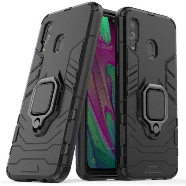4 In 1 Case For Samsung Galaxy A40 Armor Cover Finger Ring Holder Phone