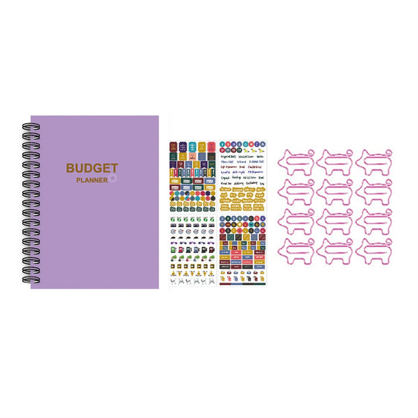 Budget Planner Book Monthly Cash Notebook Bill System Organizer Personal Organisers