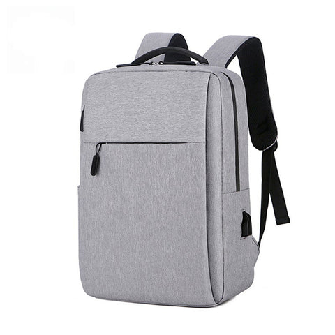 Business 15.6 Inch Waterpoof Fabric With Usb Port Travel Laptop Backpack
