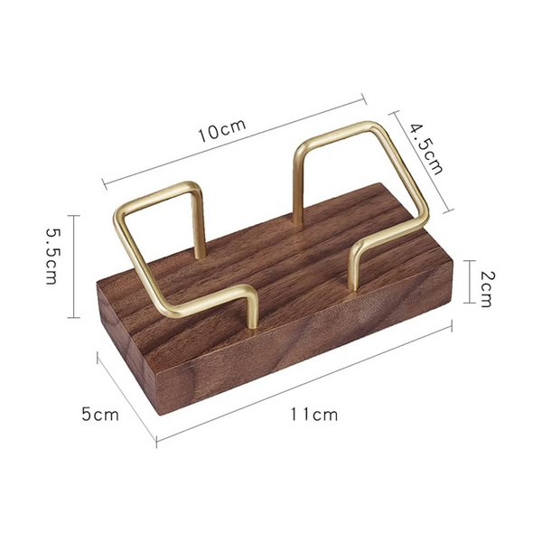 Business Card Holder Wooden Display Rack Desk Suitable For Offices Homes Exhibition Stands Receptions Events Meeting Rooms And As Promotional Gift.Iai