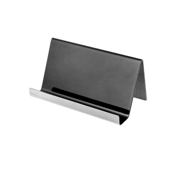 Stainless Steel Business Card Holder Display Stand Rack Desktop Table Organizer Business Card Holders