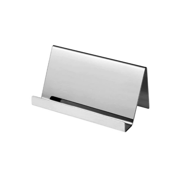 Stainless Steel Business Card Holder Display Stand Rack Desktop Table Organizer Business Card Holders