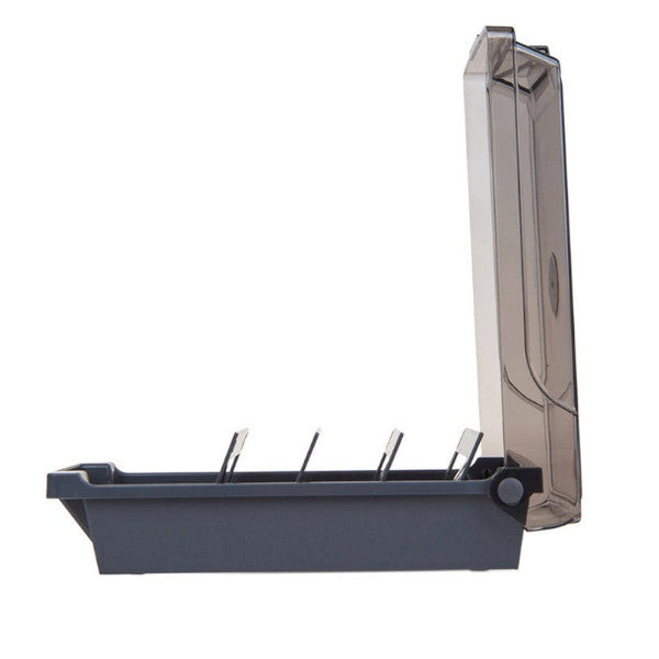 Business Card Holder Storage Box Capacity 500 Fit 2.2X3.6 In Cards 4 Divider Board 20 Z Guides Business Card Holders