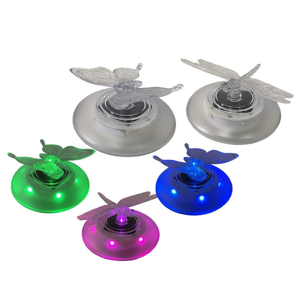 Butterfly Dragonfly Floating Pool Lights Solar Powered Waterproof Led Pool & Spa Lights
