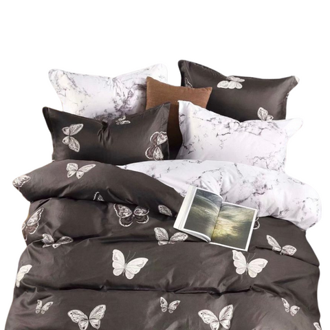 Quilt Covers Fabric Fantastic Butterfly Quilt/Duvet Cover Set