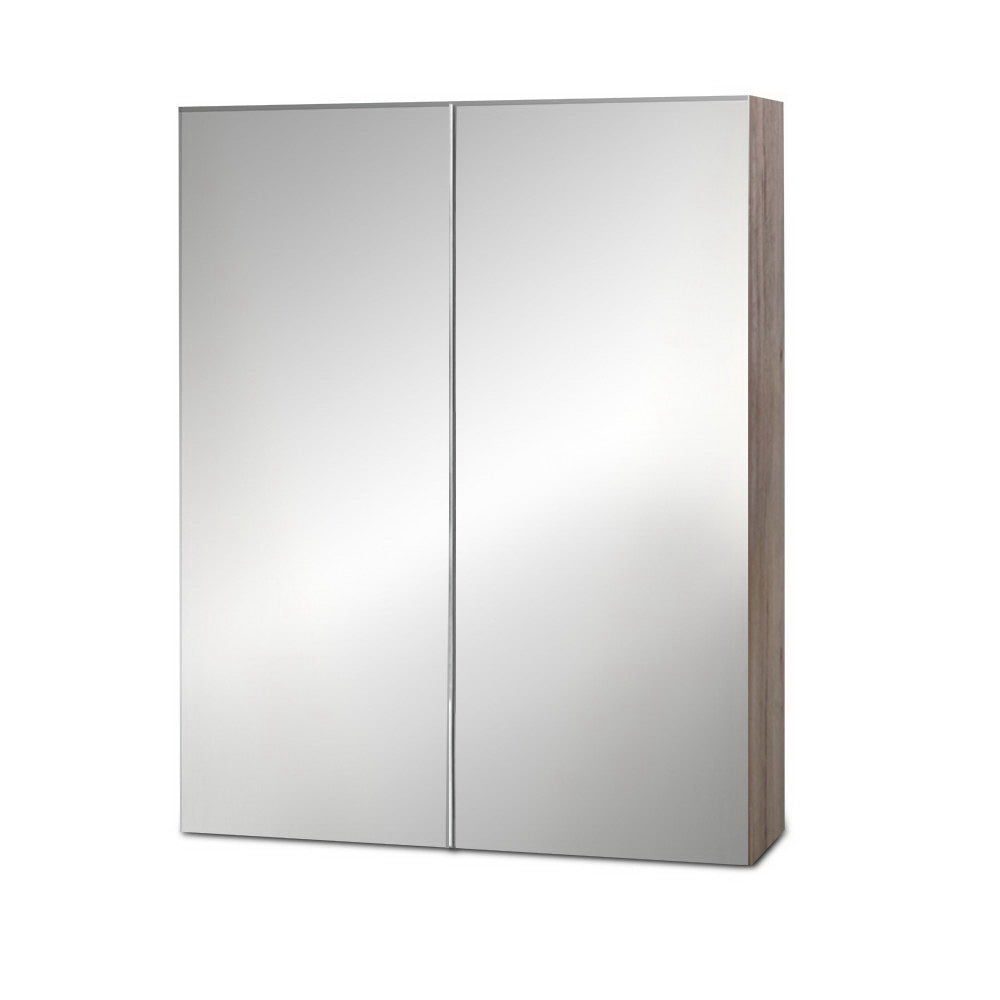 Cefito Bathroom Mirror Cabinet Vanity Medicine Shave Natural 600Mm X720mm Bathroom Cabinets