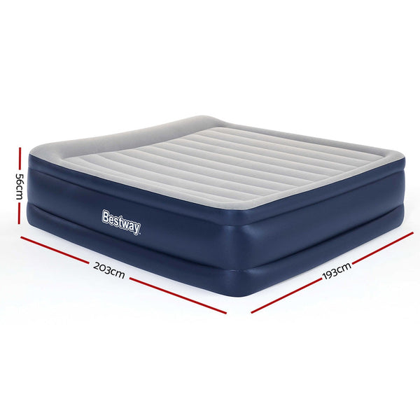 Bestway King Air Bed Inflatable Mattress Sleeping Battery Built In Pump Inflatable Mattresses & Airbeds