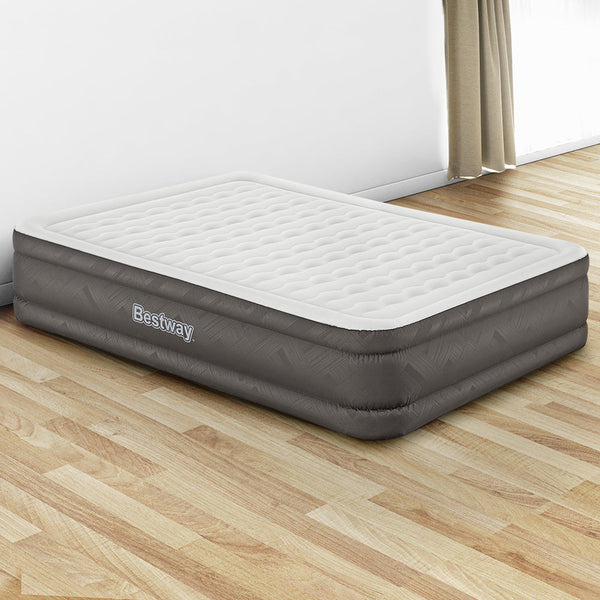 Bestway Air Bed Queen Size Mattress Camping Beds Inflatable Built In Pump Inflatable Mattresses & Airbeds