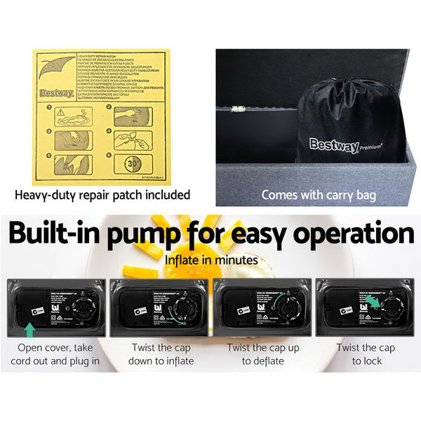 Bestway Air Bed Inflatable Mattress Queen Inflatable Mattresses & Airbeds