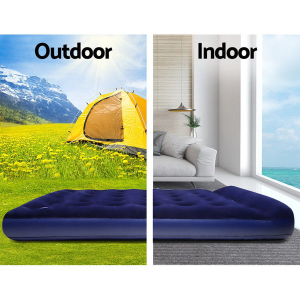 Bestway Single Size Inflatable Air Mattress Navy Inflatable Mattresses & Airbeds